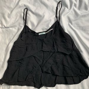 Kimchi Blue / Urban Outfitters Black Cropped Tank